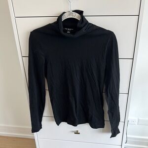 NWT J.Crew Black Turtleneck Top